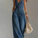 Claire | Women’s V-Neck Jumpsuit