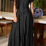 Hera | Vestido Jeans Longo