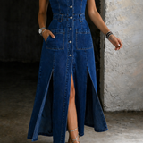 Camille | Open Front Vest Dress