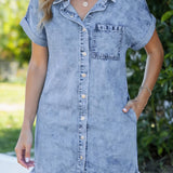 Kaelia | Vestido de Camisa Jeans