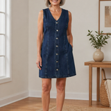 Lila | Mini Vestido Denim