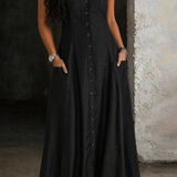 Hera | Vestido Jeans Longo