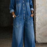 Elena | Off Shoulder Long Sleeve Jumpsuit