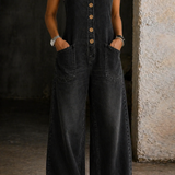 Bethany | Vintage Washed Denim Overalls