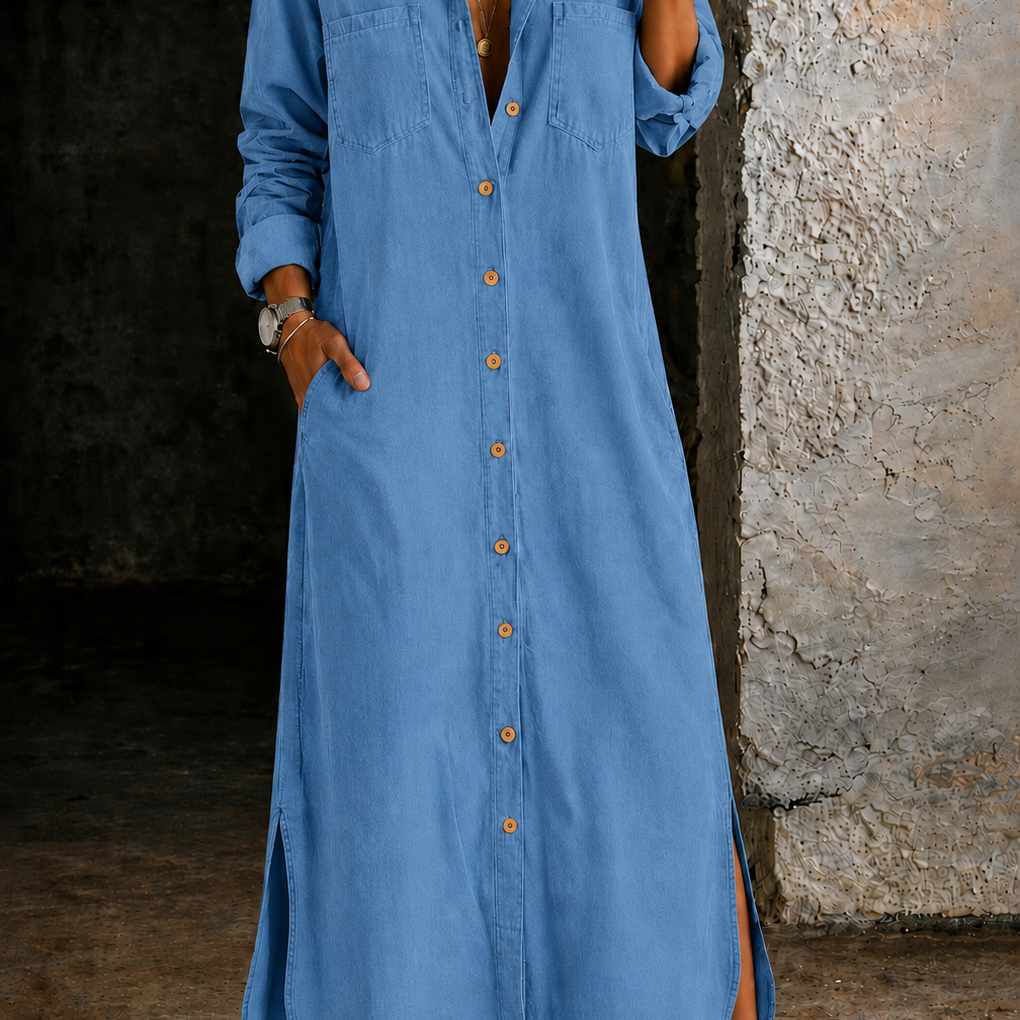 Delana | Button Down Dress