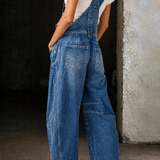Lauren | Macacão Denim Barrel
