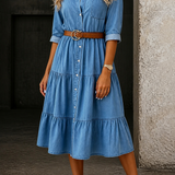 Barbara | Vestido Jeans Elegante Casual