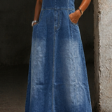 Savannah | Vestido Maxi Denim Vintage