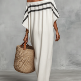 Vestido maxi minimalista em linho