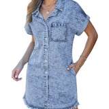 Kaelia | Vestido de Camisa Jeans