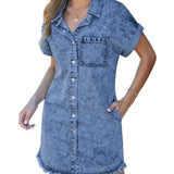 Kaelia | Vestido de Camisa Jeans