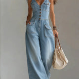Claire | Women’s V-Neck Jumpsuit