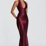 Eloise Maxi Dress - Cherry Lacquer
