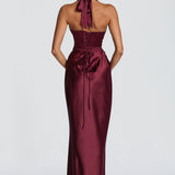 Eloise Maxi Dress - Cherry Lacquer