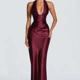 Eloise Maxi Dress - Cherry Lacquer