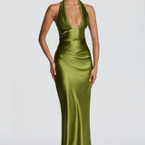 Eloise - Vestido Maxi elegante verde