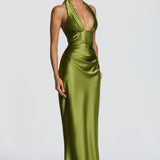 Eloise - Vestido Maxi elegante verde