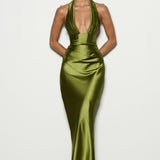 Eloise - Vestido Maxi elegante verde