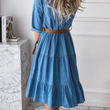 Barbara | Vestido Jeans Elegante Casual